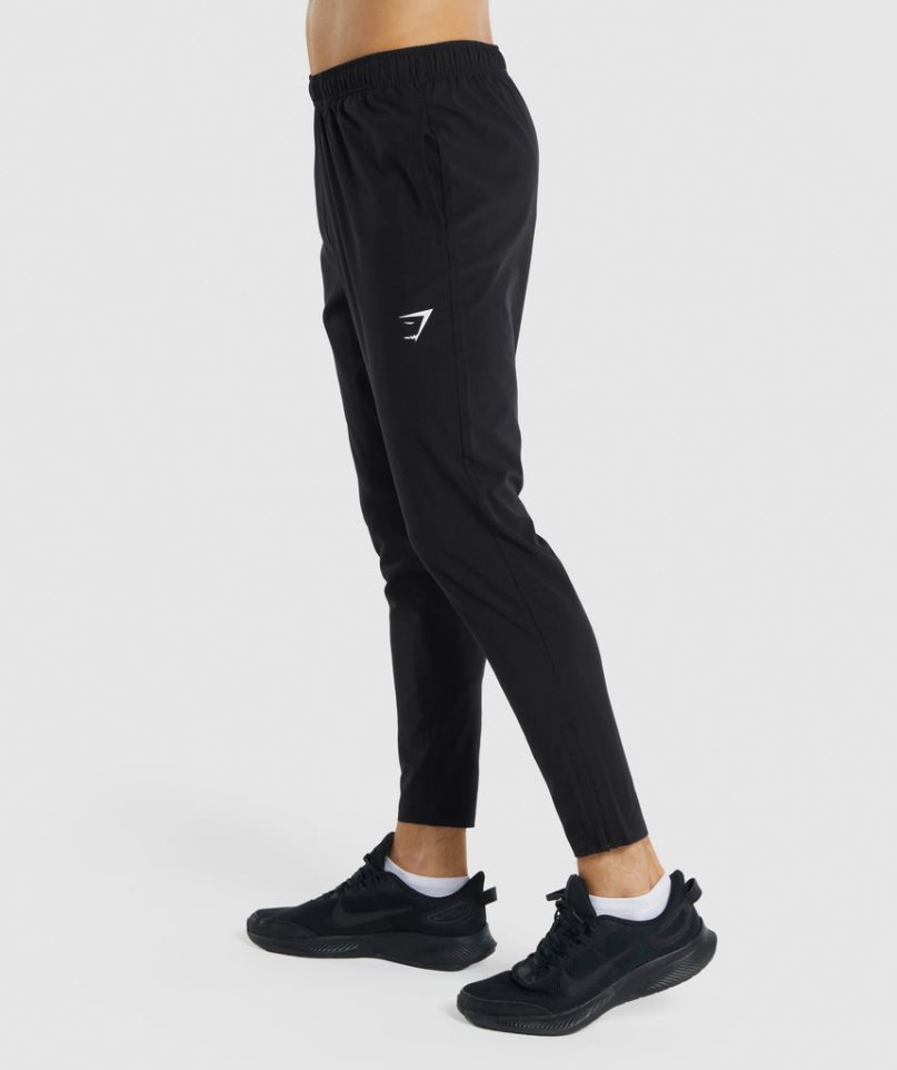 Spodnie Do Biegania Gymshark Arrival Woven Męskie Czarne | PL 867LWG